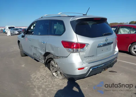 2016 Nissan Pathfinder Platinum из США, поврежденный, VIN 5N1AR2MM5GC622553